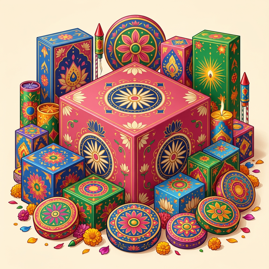 Radham & Subha Diwali gift pack — illustrative assortment